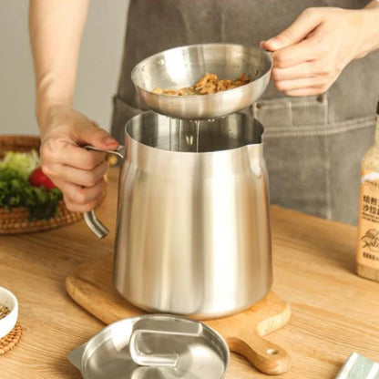 Oil Strainer Pot 2 in 1