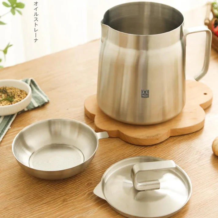 Oil Strainer Pot 2 in 1